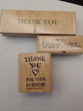 Thank You Stamper set of 3